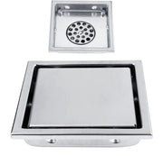Drenaggio rapido in acciaio inossidabile - Duraturo e resistente - 4,3 x 4,3 pollici - Adatto per cucina e bagno