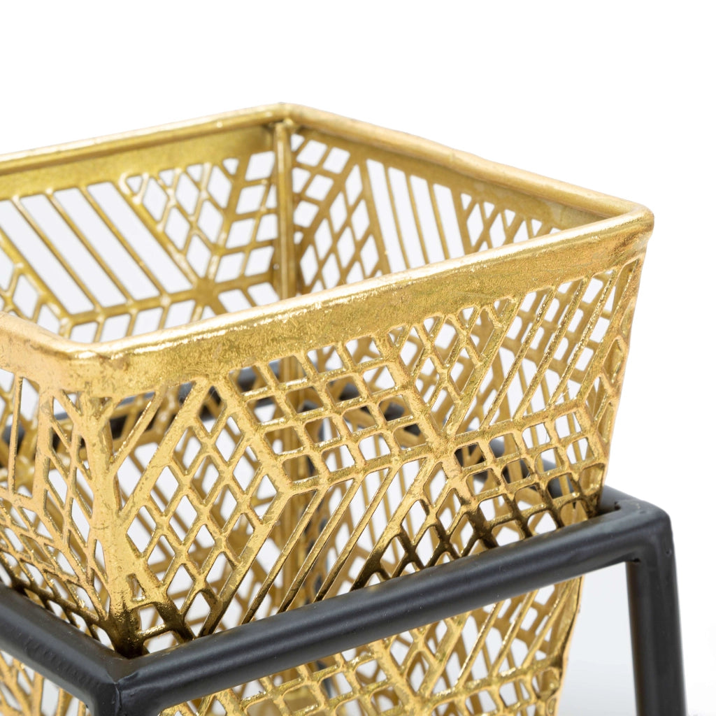 Samara, Vaso set 2 Vasi, Portavasi Rimovibili, oro