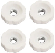Elementi di fissaggio 100 pezzi - Materiale plastico - Ghiere a vite a martello - Bussolotto interno M4 - Componenti di fissaggio - Superficie con presa sicura