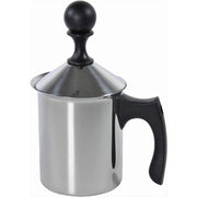 Trade Shop - Cappucciniera Con Doppio Filtro 3 Tazze Da 40 Cl In Acciaio Utensile Colazione -