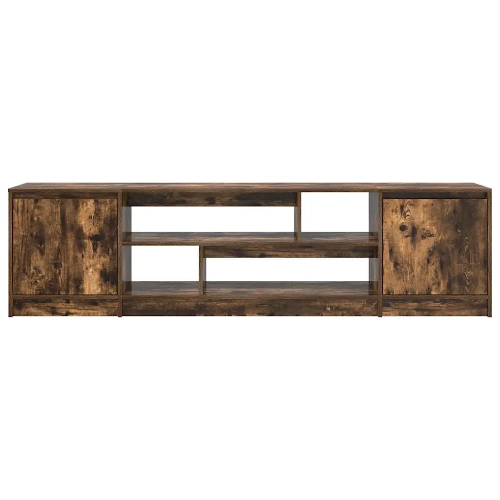 vidaXL Mobile Porta TV Rovere Fumo 188,5x41x50 cm in Legno Multistrato