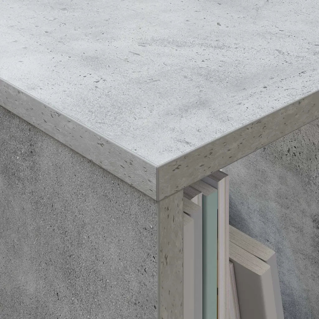 Scaffale per riviste Grigio cemento 102 x 30 x 45 cm CFW7502544
