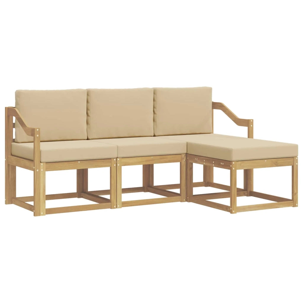 Set di divani da esterno 4 pz 3387472
