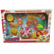 Trade Shop - Voglia Di Buono Attacca E Stacca Velcro Torta Alimenti Giocattolo Gioco Bambina -
