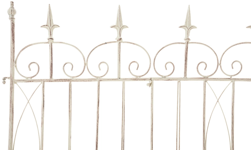 Set di 4 recinzioni da giardino Mangold crema antica