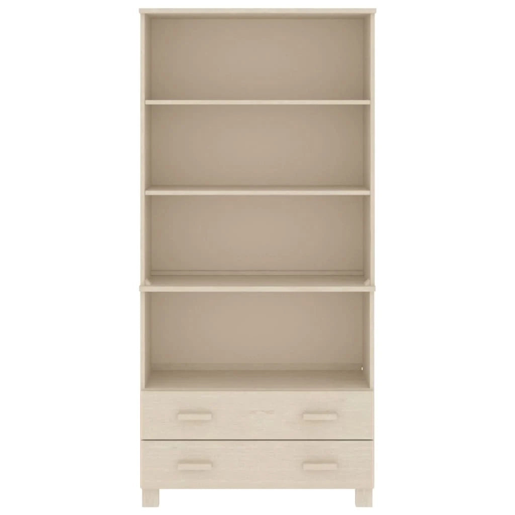 Buffet credenza cassettiera armadio mobile contenitore organizer cucina soggiorno salotto legno massello di pino marrone miele 02_0032151