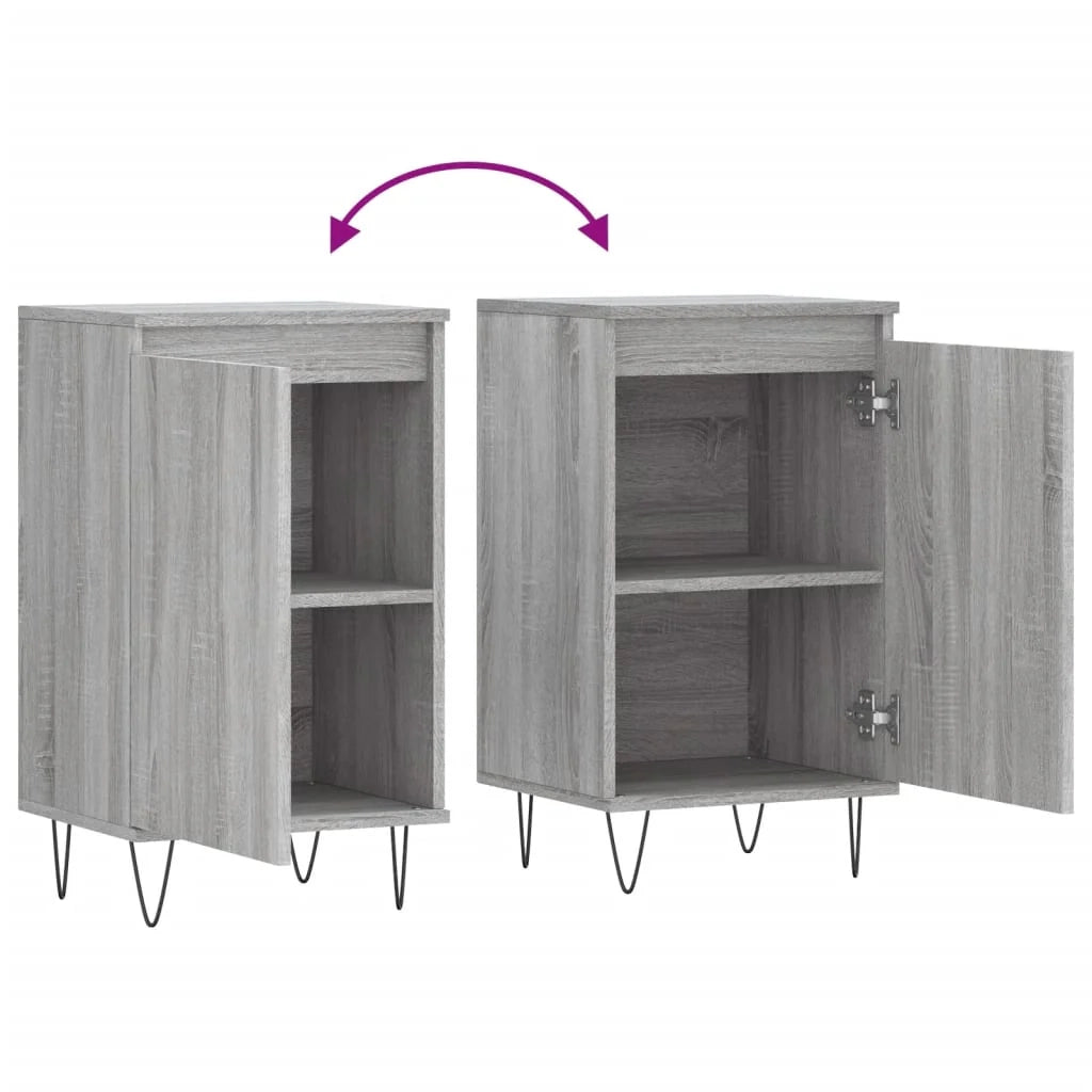 Buffet credenza cassettiera armadio mobile contenitore organizer per cucina soggiorno salotti set di 2 Sonoma 40 x 35 x 70 cm in legno ingegnerizzato marrone 02_0036948