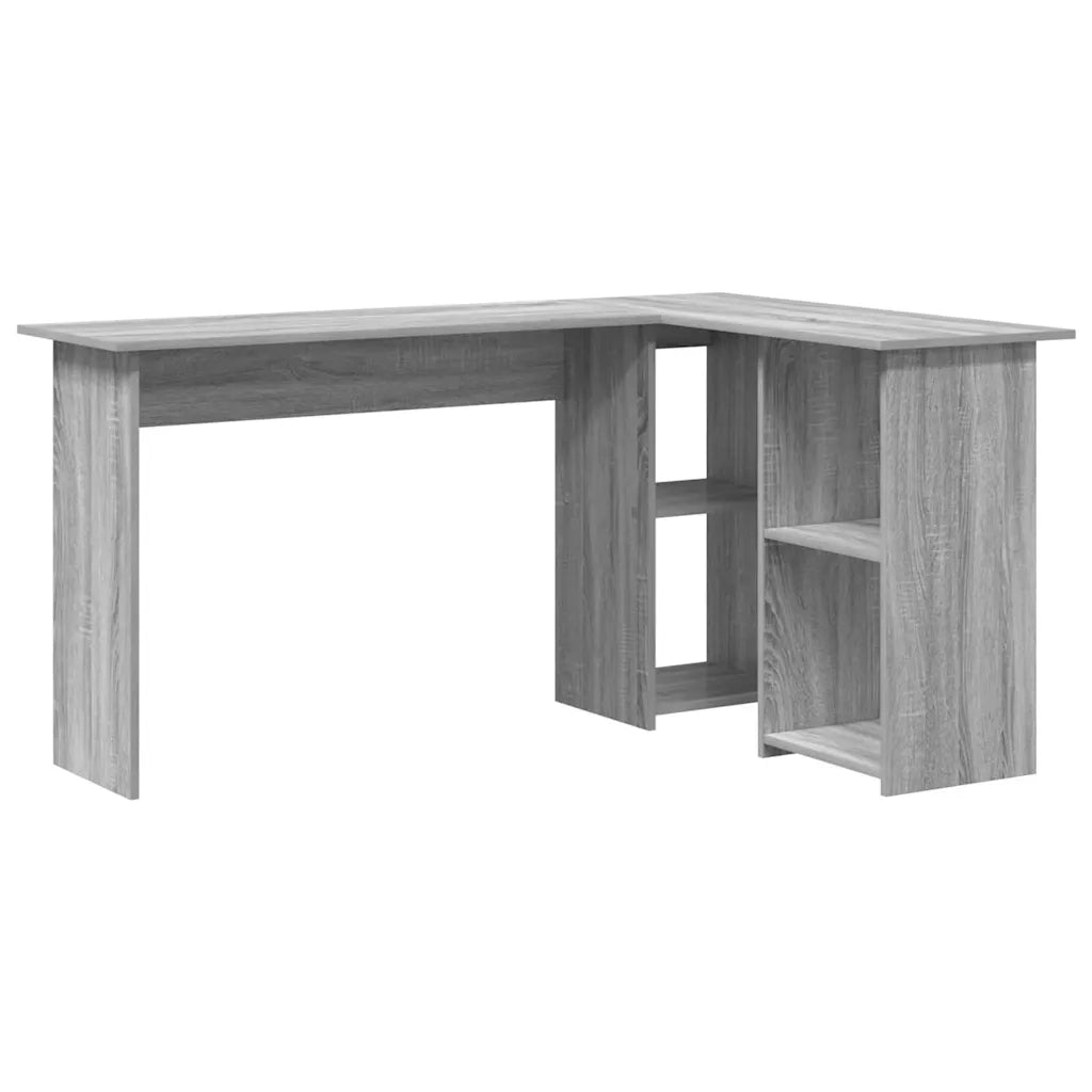 Scrivania Grigio Sonoma 142 x 102 x 73 cm Legno ingegnerizzato 869295