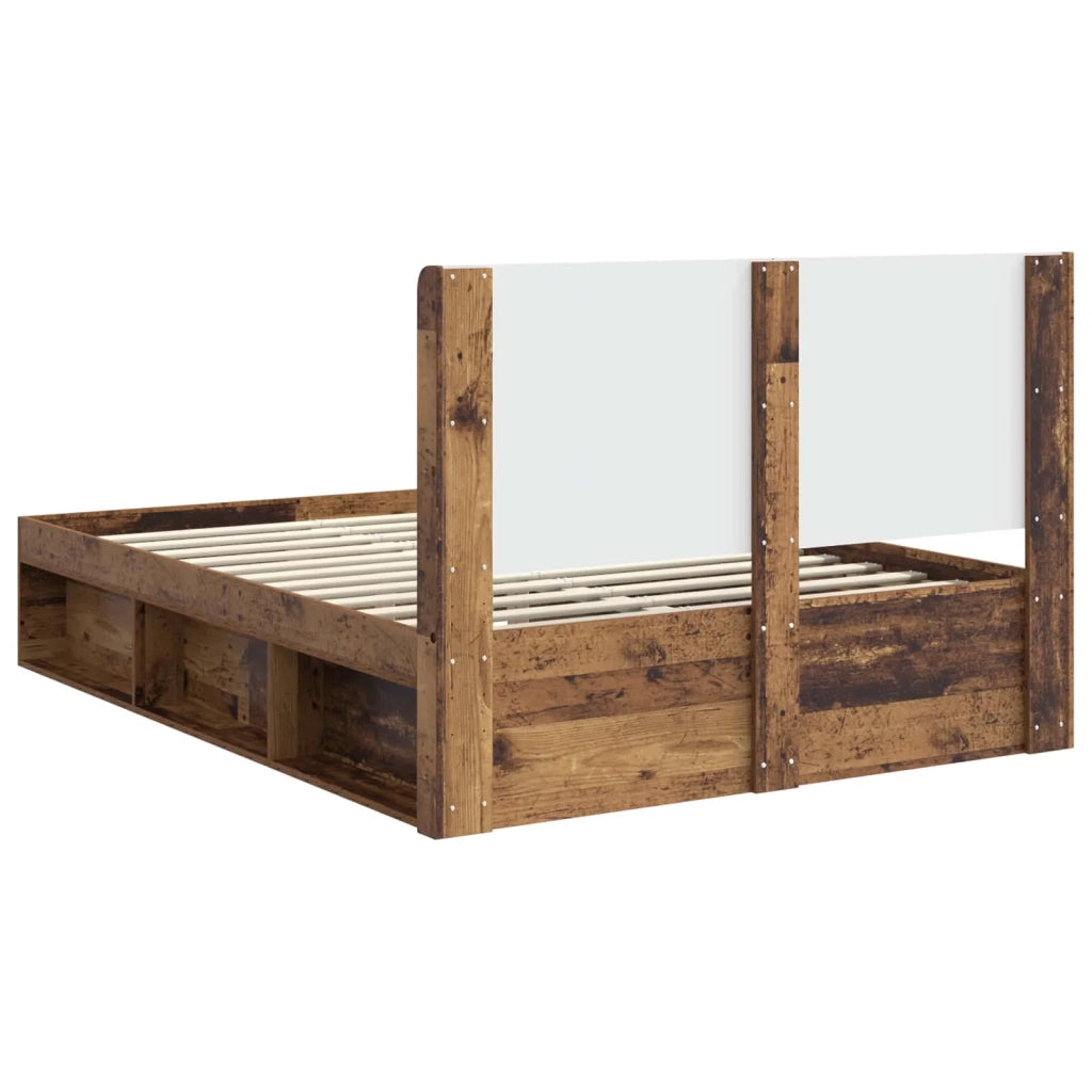 Struttura del letto con stoccaggio e testata 3 pcs