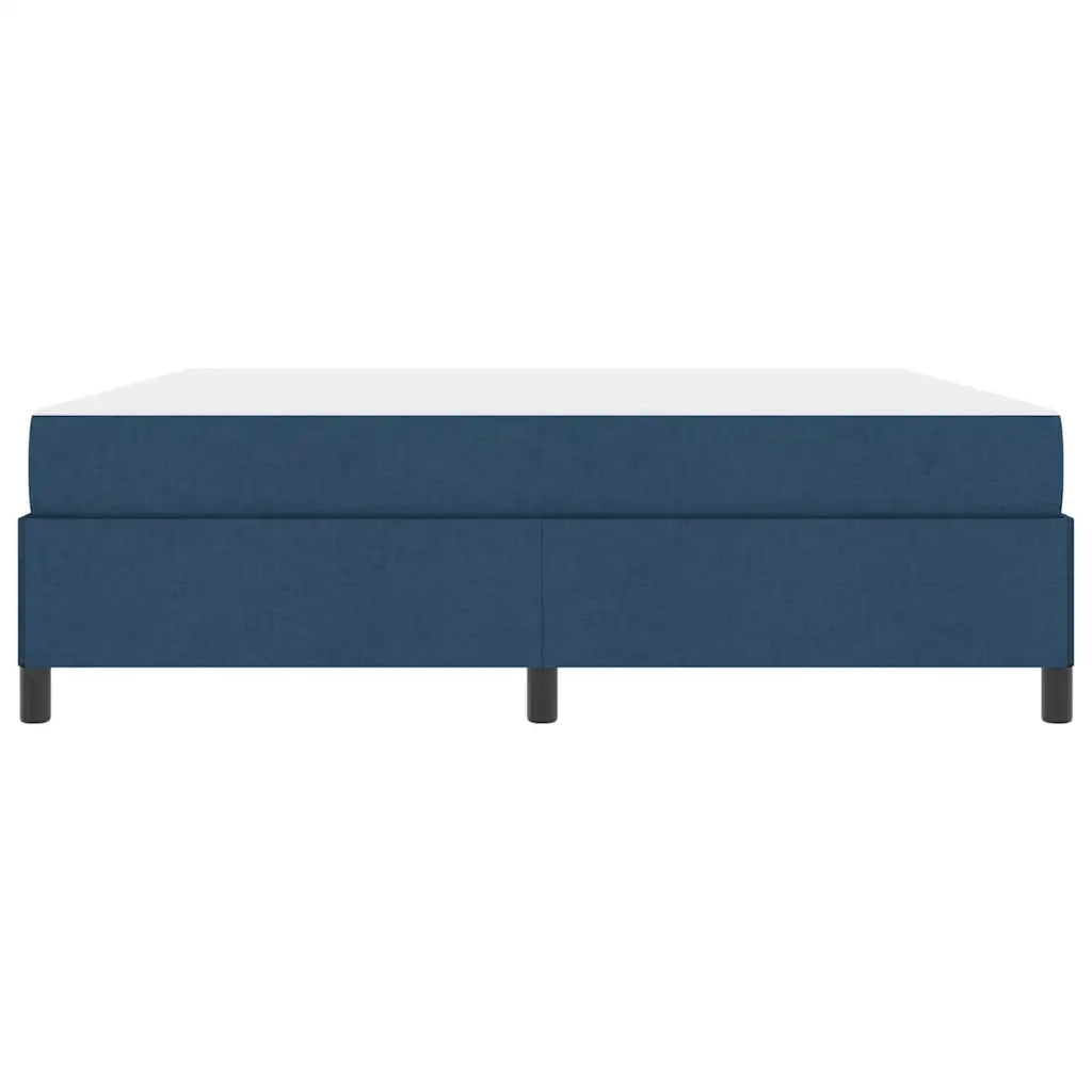 vidaXL Letto a molle Blu e Nero 180 x 200 cm