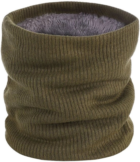 Nekmasker di inverno, sciarpa calda per collo, impermeabile, con mesh elastico morbido, 21*24cm, verde chiaro