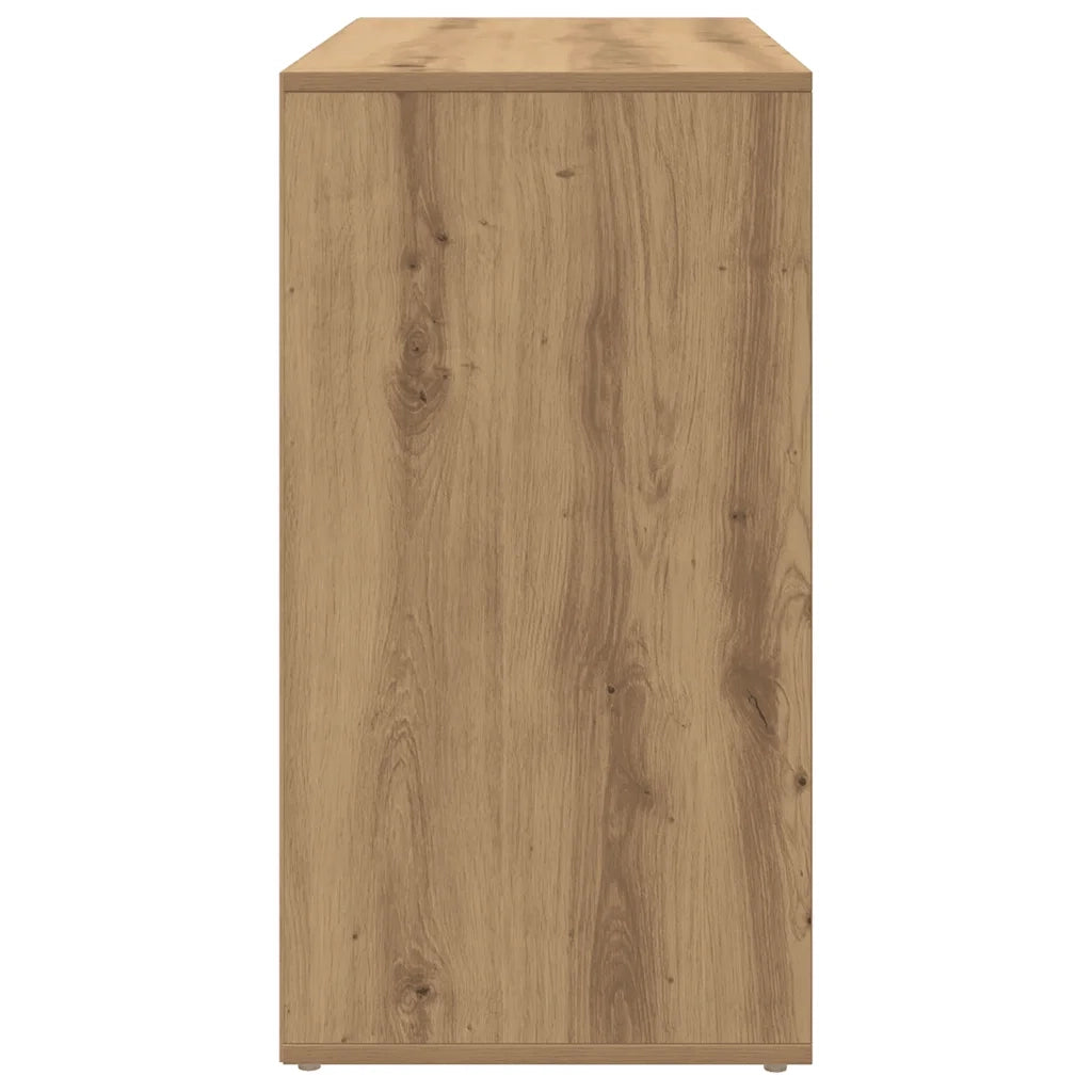 vidaXL Armadietto per Cosmetici Rovere Artigianale 80x40x75 cm