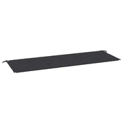 Cuscino per Panca | Cuscini per sedie Nero 150x50x4 cm in Tessuto Oxford