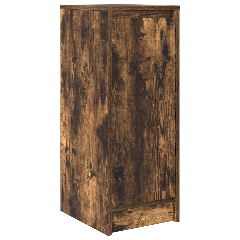 Credenza Rovere Fumo 29,5x34x76 cm in Legno Multistrato 861611