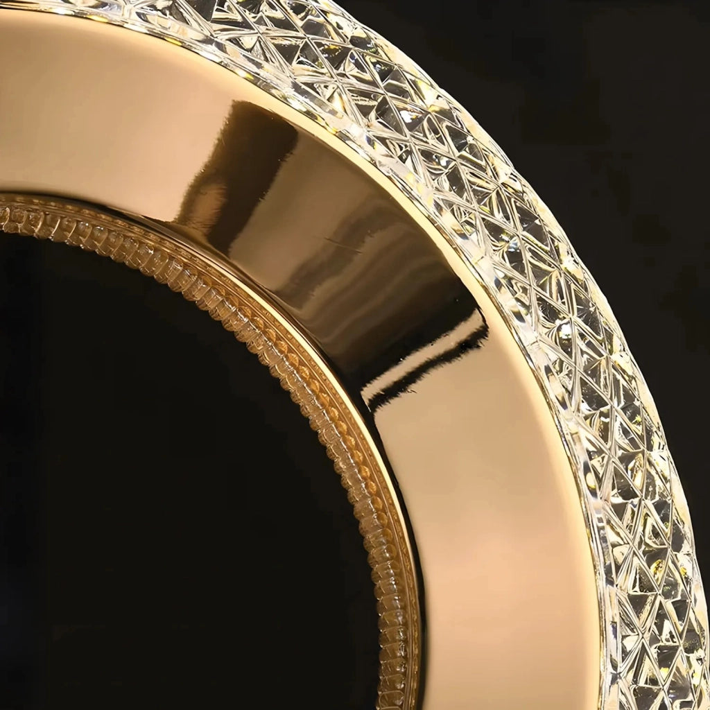 Lampadario A Sospensione In Cristallo G119-1cp Gold