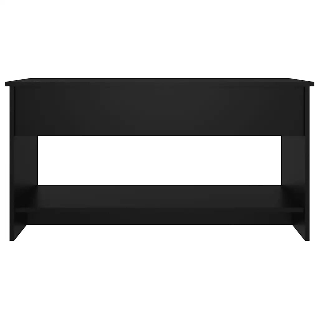 Tavolino da Salotto Nero 102x50x52,5 cm in Legno Multistrato cod mxl 24348