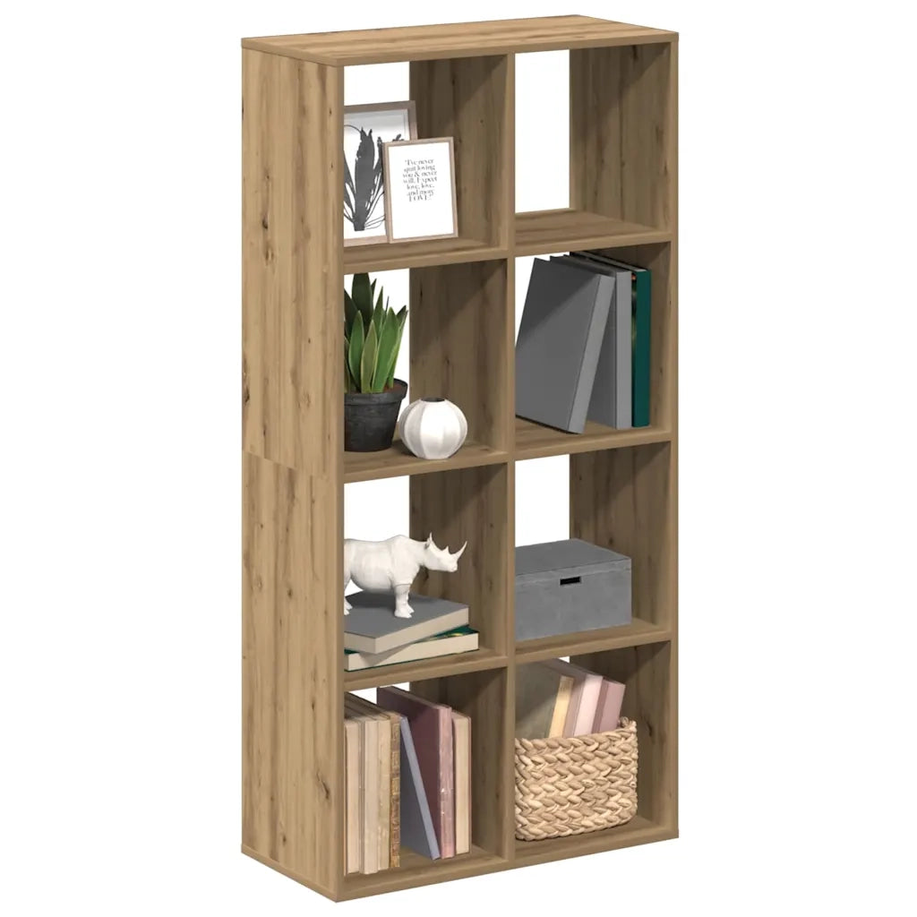 Libreria Divisorio Rovere Artigianale 69,5x29x137,5 Truciolato 858029