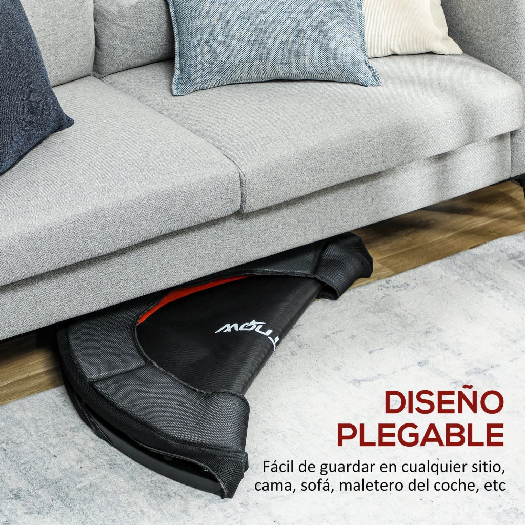 Letto elastico pieghevole con telaio in acciaio ¨C Minimal ¨C ?102 cm, carico 100 kg, rosso