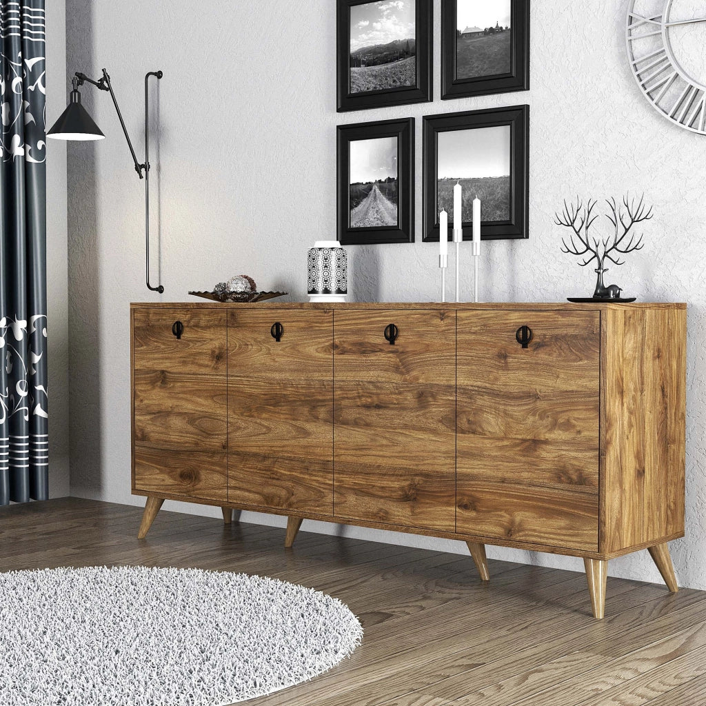 Credenza in legno "Elite" - 180 x 45 x 80 cm - Marrone