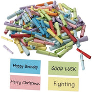 Etichette colorate 120 pezzi - Etichette per bambini - Etichette per festa di compleanno - Etichette personalizzabili - Etichette per tombola - Etichette piccole