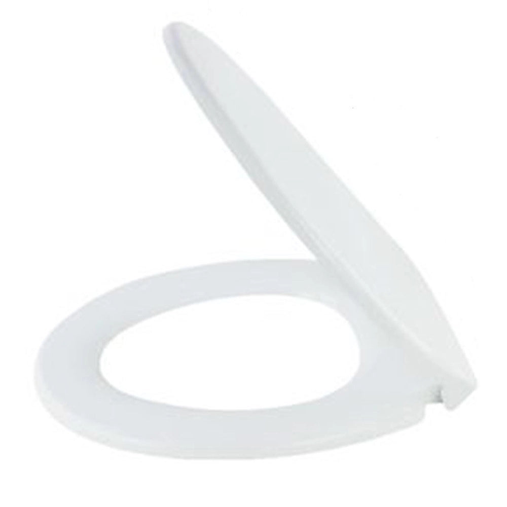 Trade Shop - Copriwater Uf Universale Sedile Wc Water Bagno Forma O Chiusura Ammortizzata Bianco 87644 -