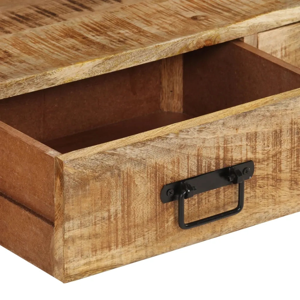 Mobile Porta TV-Mobile per TV-Credenza TV 120x30x45 cm in Legno Massello di Mango