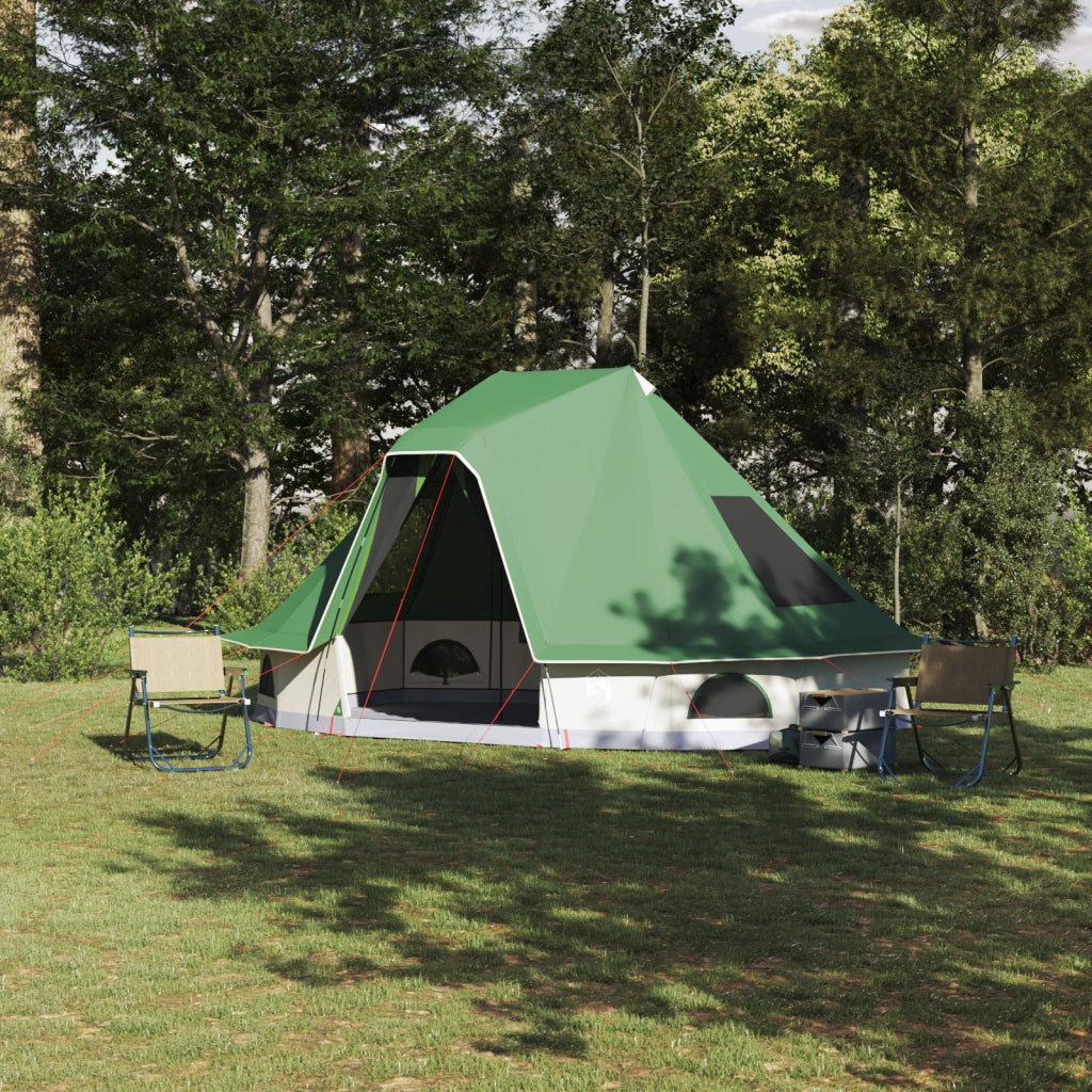 Tenda per Famiglia Tipi Verde Impermeabile per 6 Persone