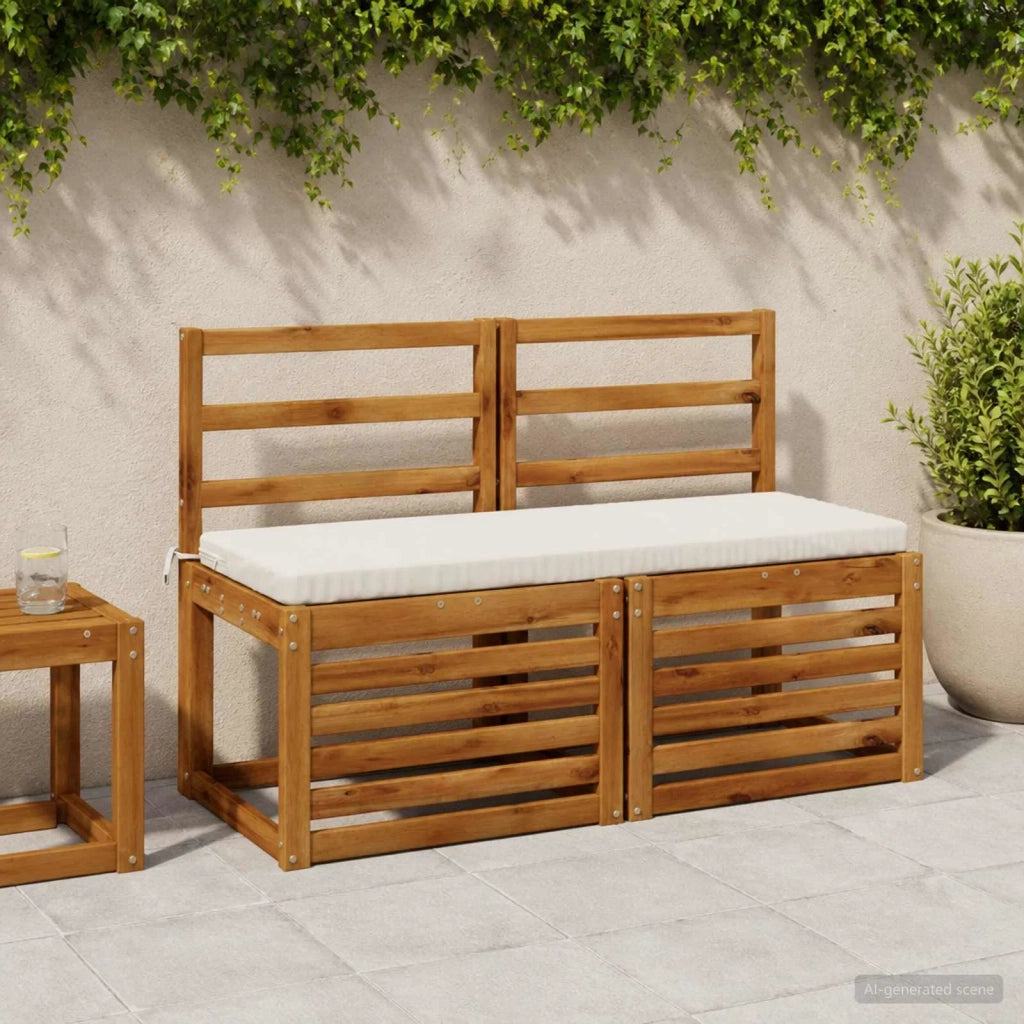 Cuscino per panchina SOEST 100% Poliestere Bianco 948796