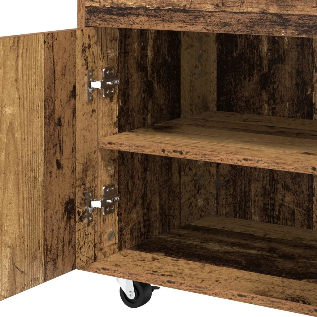 Carrello da Bar Legno di quercia 60 x 39.5 x 89 cm 8015684