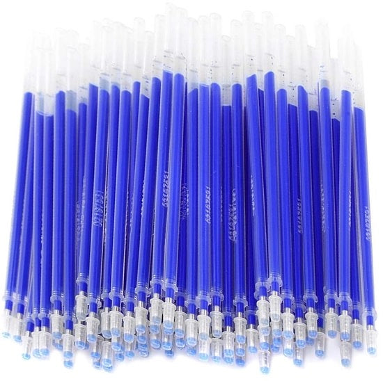 Set di riempimento per pennarelli 100 pezzi - Marcatura temporanea - Adatto per abbigliamento/scarpette - Utilizzabile su pelle leggera - Disegno a alta temperatura svanente - Durata migliorata - Pennarelli da segno
