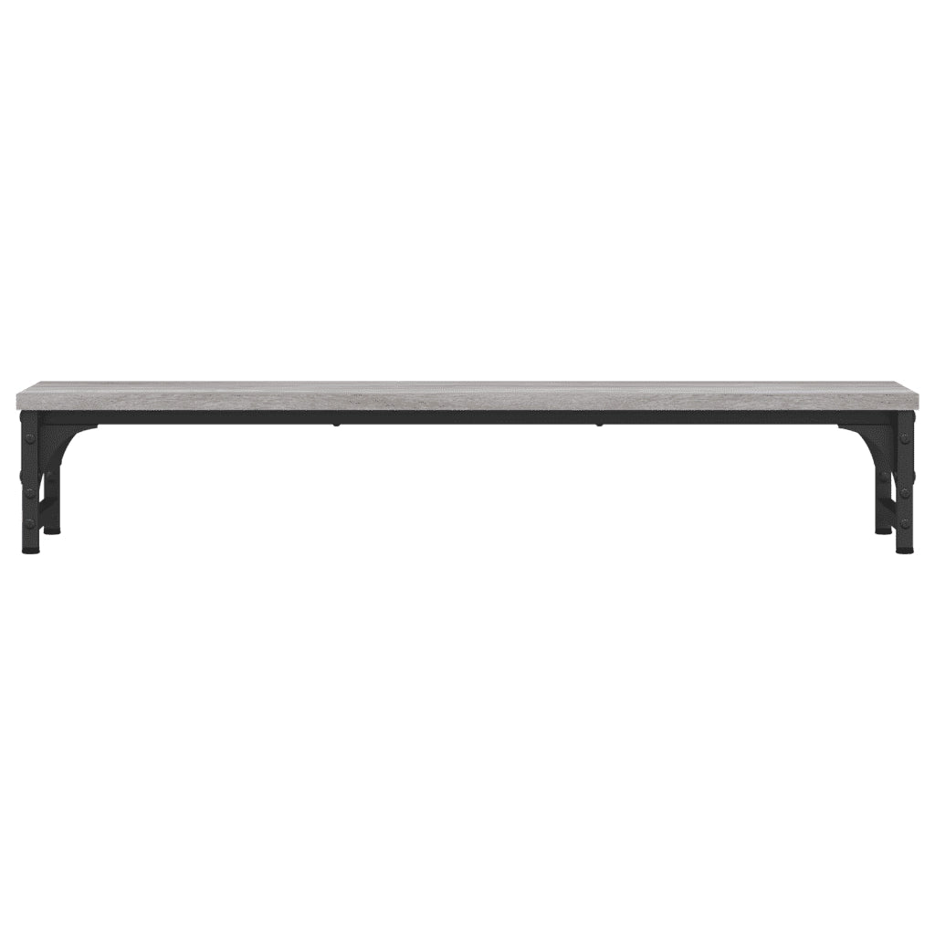 Supporto Monitor Grigio Sonoma 85x23x15,5 cm Legno Multistrato 834008