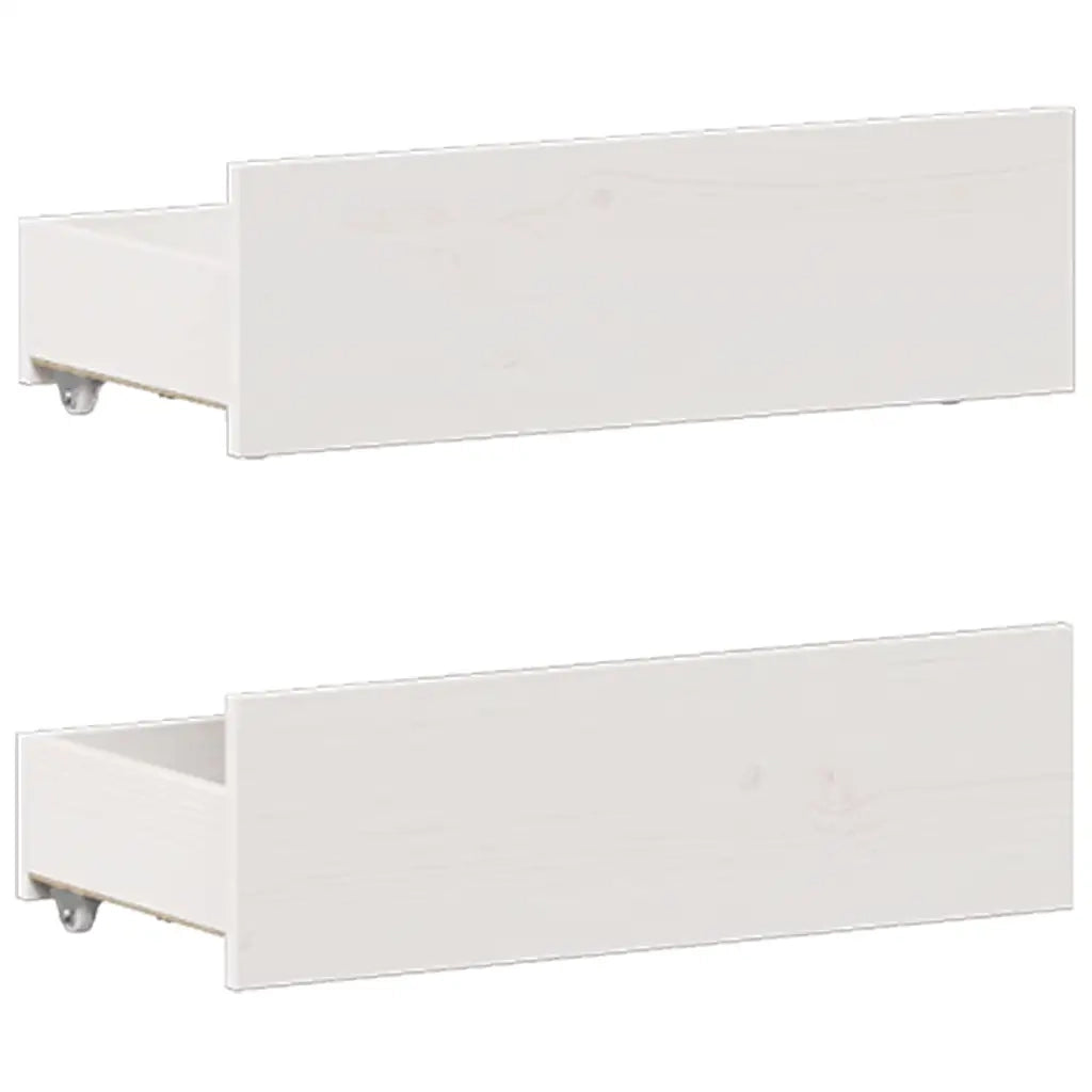 Giroletto senza Materasso con Testata Bianco 120x200 cm Pino 3308769