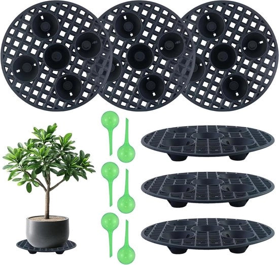 Supporto per piante - 6 pezzi - con macchina di irrigazione - 20 cm
