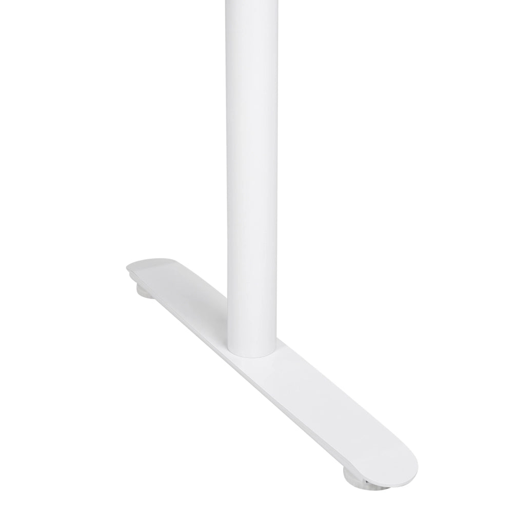 Scrivania regolabile elettricamente nero e bianco 180 x 80 cm Struttura in acciaio verniciato a polvere
