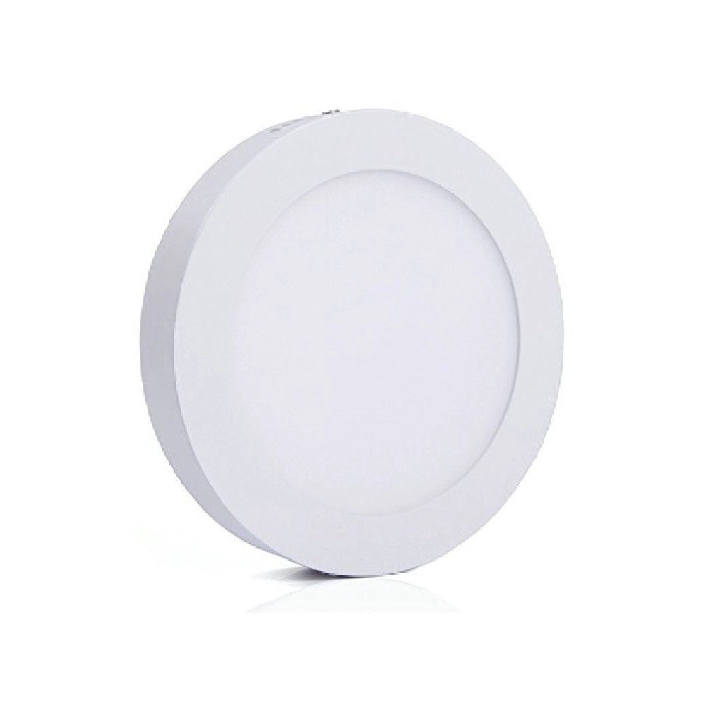 Trade Shop - Pannello Plafoniera Faretto Faro Tondo A Led 6-12-18-24 Watt Freddo Caldo -