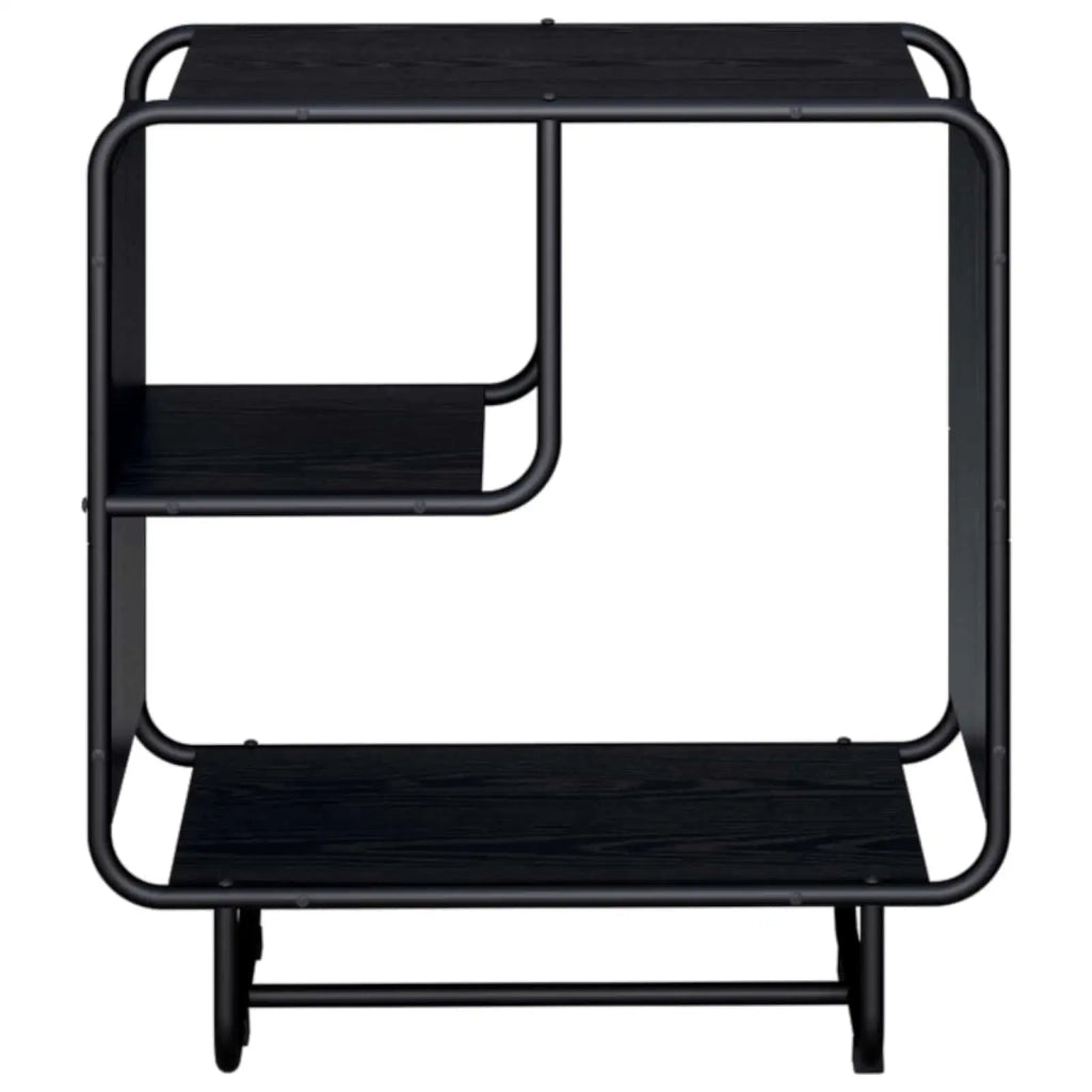 Credenza Rovere Nero 60 x 37.5 x 64.5 cm Legno ingegnerizzato 8007918