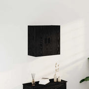 Mobile a muro 60 x 31 x 60 cm Legno ingegnerizzato Rovere Nero 862946