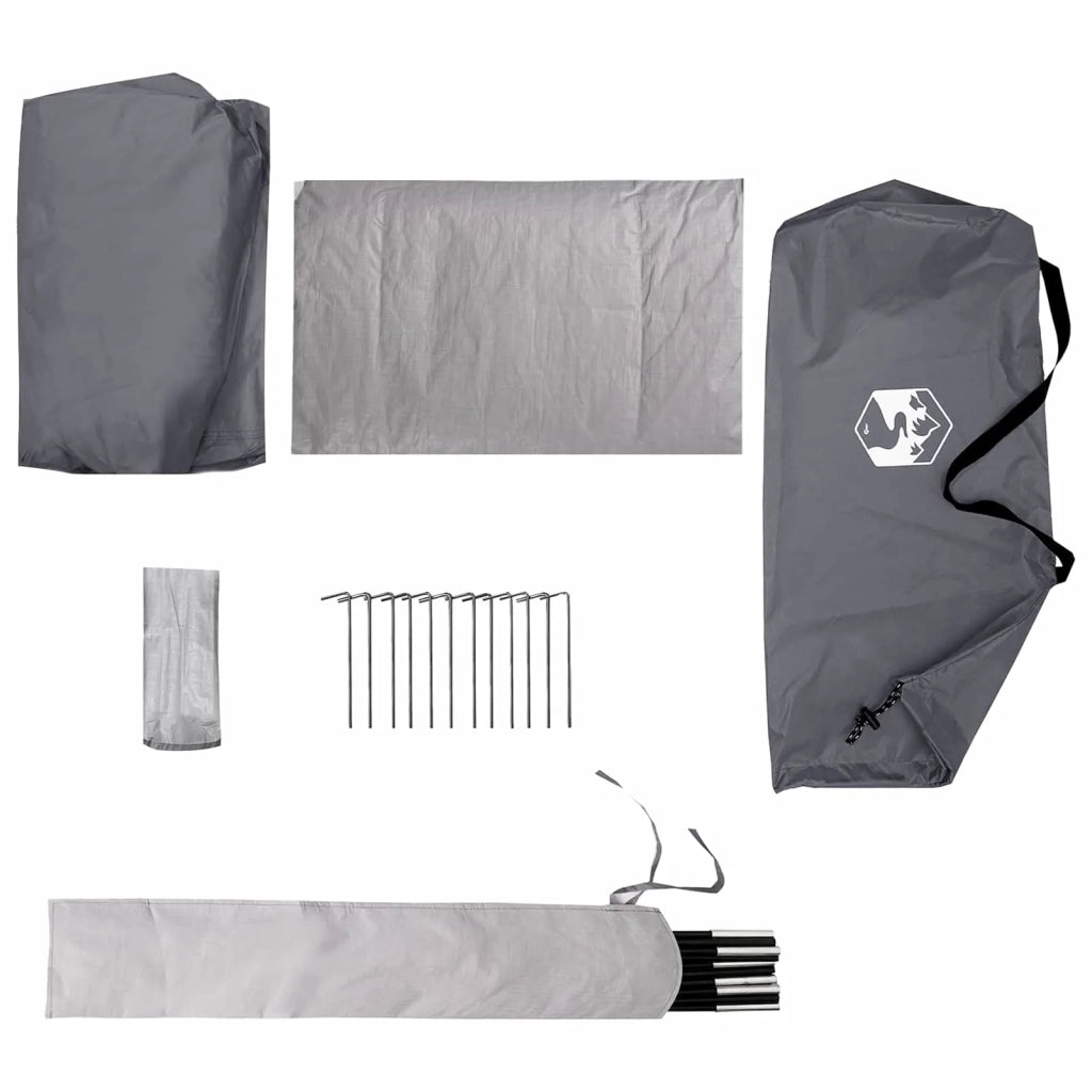 Tenda da backpacking Grigio e arancione 4 persone 42017414