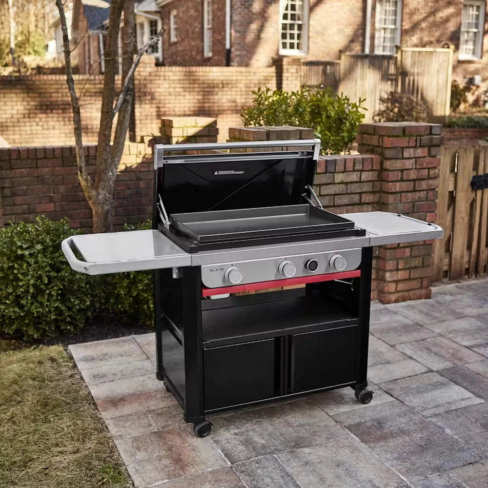 Piastra a Gas Premium Weber SLATE GP 76 cm con Carrello