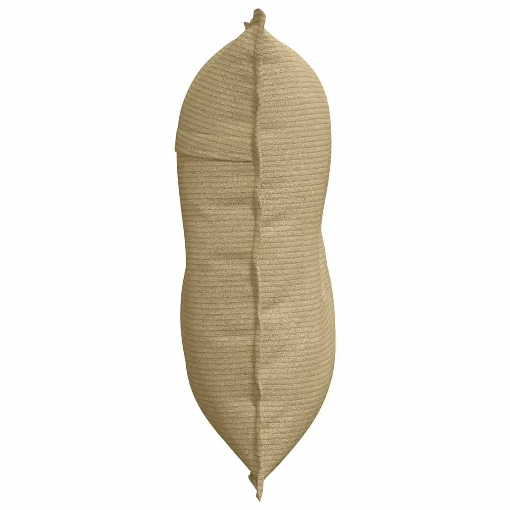 Cuscino per Schiena | Cuscino dorsale Grigio Verde 80 x 50 cm Tessuto in Cords