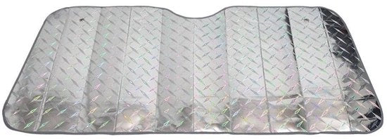 Ombrellone auto per protezione UV - Opvougable - Con chiusura a gomito - Riflettente - Adatto per 130 x 70 cm - Regola temperatura auto - Paracarro