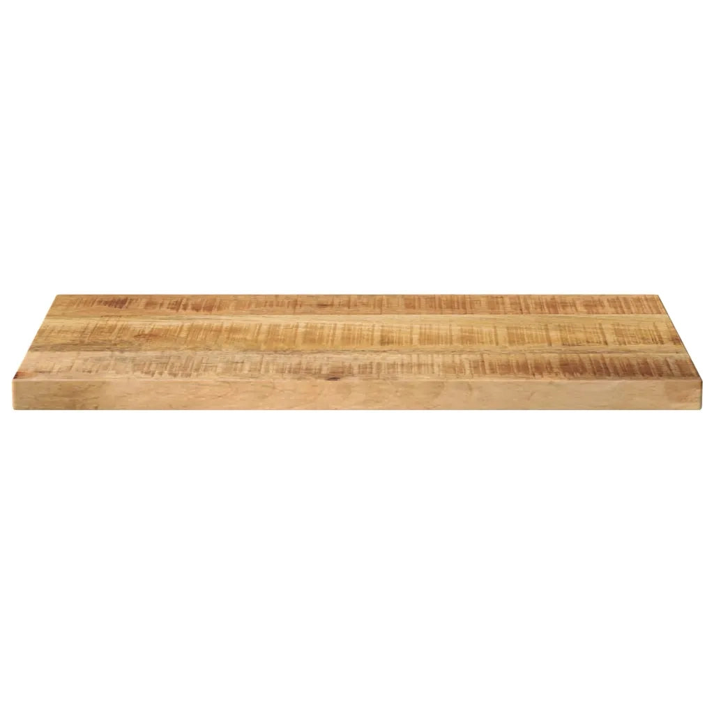 Piano per Tavolo 60x30x2,5cm Rettangolare Legno di Mango Grezzo 371293