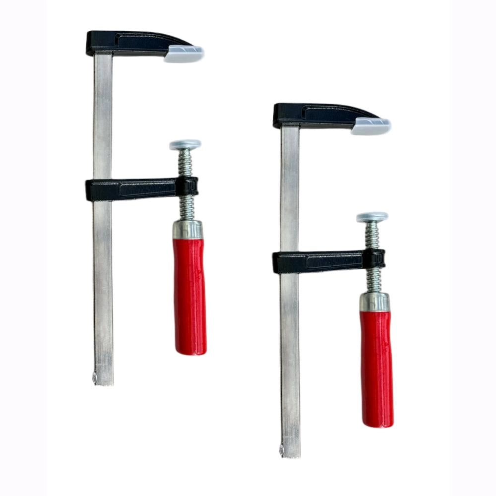 Morsetto a F Strettoio a Vite Stringente per Legno 300x80 mm Conf. 2 Pezzi