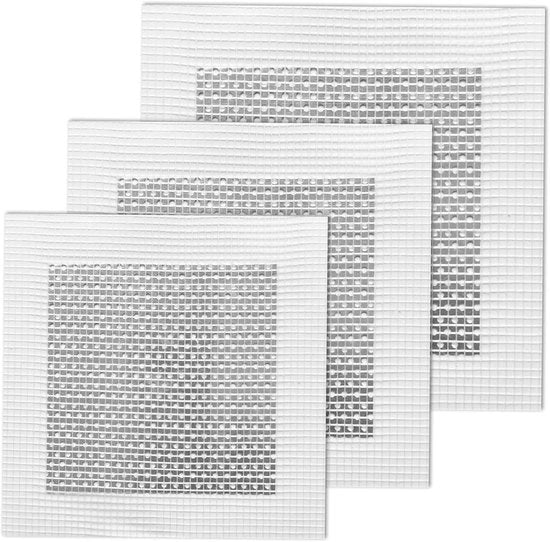 Set di riparazione per pareti - 4 pollici rete di fibra mesh su lamina giallina - kit di riparazione autoadesivo per pareti e soffitti con fori