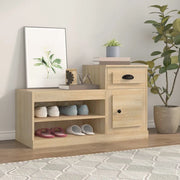 Scarpiera-Scaffale per scarpe Rovere Sonoma 100x42x60 cm in Legno Multistrato