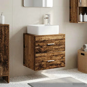 Mobile Lavabo da Parete Legno antico 49,5 x 41 x 63 cm 890276