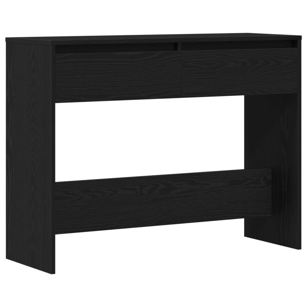 Tavolo Consolle in Rovere Nero - 100x35x76.5 cm - Legno ingegnerizzato