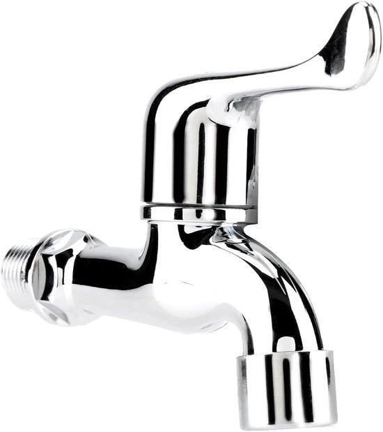 Ensemble Singolo di Rubinetto con Maniglione per Bagno, Lavatrice, Cucina e Giardino