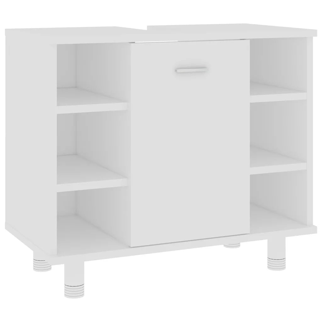 Mobile da Bagno Bianco 60x32x53,5 cm in Legno Multistrato 802633