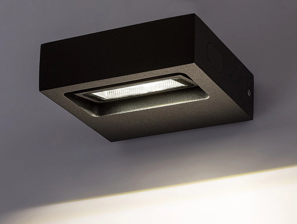 Applique esterna moderna LED 7W Ganges nero Rabalux